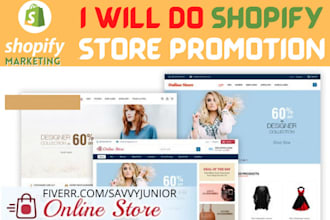 do shopify store marketing, shopify promotion, store traffic