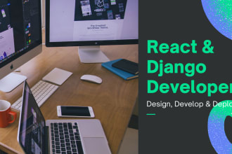 do dexterous next js react js front end and django backend development for you