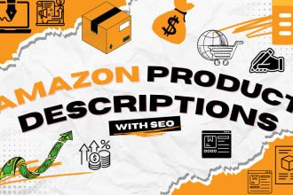 write amazon product descriptions and SEO listings