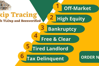 provide you motivated seller leads with skip tracing