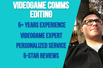proofread and edit your video game communications copy