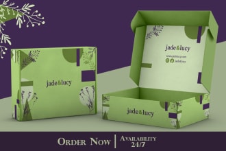 design custom gift, mailer and kraft box design for product packaging
