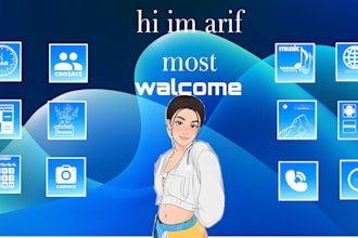 do very creative and modern icon desing