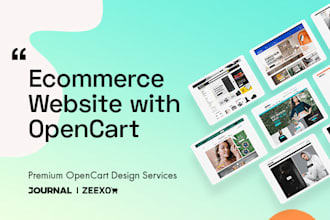 build opencart website with premium design
