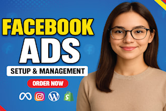 be your shopify facebook ads campaign manager, fb ads and fb advertising