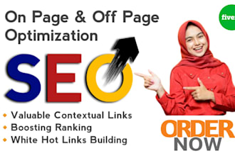 provide you monthly off page SEO services for your website