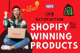 do niche shopify winning products research for dropshipping