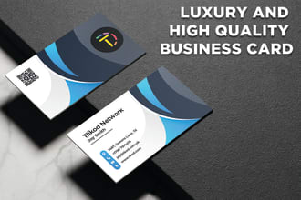 design business card and brand identity
