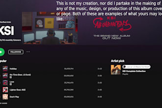 create a tunecore acct and upload your music to spotify