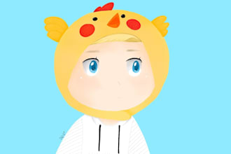 draw you a very cute icon