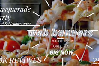 design a professional web banner,header,ads,cover