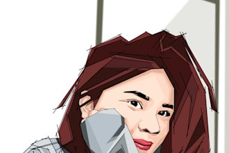 draw portrait illustration from photo