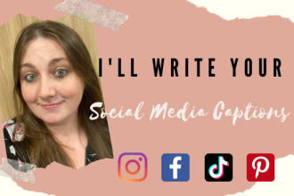 write your social media captions