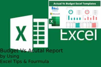 prepare your budget vs actual report by using excel tips