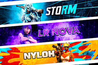 make a fortnite youtube banner and pfp for you