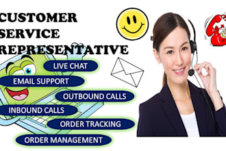 be customer service representative, virtual receptionist