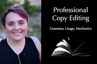 copy edit your book or article