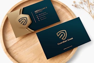 do professional, sleek, and luxury business card design