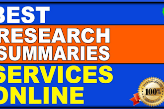 do proficient research and summary writing