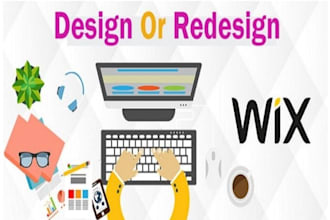create a modern wix website for your business