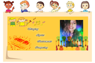 sing your nursery rhyme, kids song, jingle, theme song
