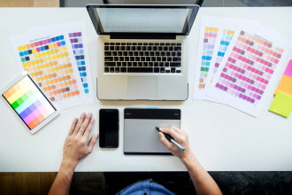 do any graphic design work in adobe photoshop and adobe illustrator