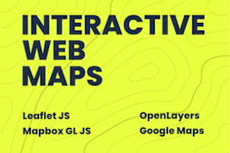 make interactive web maps with, mapbox, leaflet and osm
