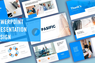 do powerpoint presentation graphics and master template design