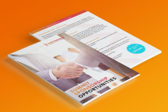 design an attractive bifold, trifold brochure