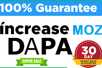 increase domain authority moz da DR pa