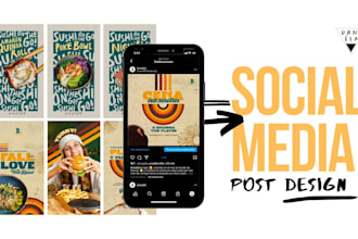 design creative and custom social media posts