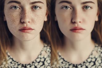 do beauty photo editing for you