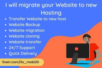 transfer, migrate, clone, backup wordpress website