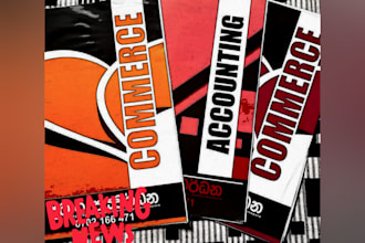 do creative flyer design and broucher