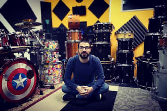record great drums tracks for you from jazz to death metal