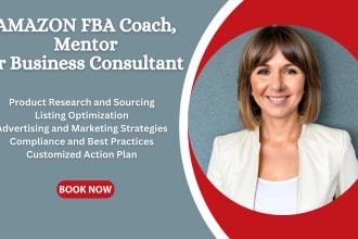 be your amazon fba consultant, coach and mentor