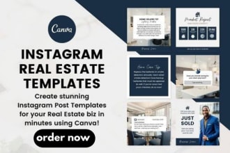 design editable canva templates for instagram real e state post