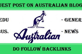 provide guest post on australia  blog with dofollow backlink