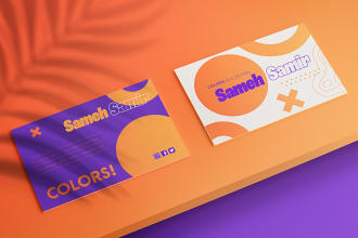 design an elegant and minimal business card and stationery