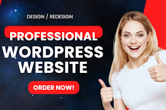 design, redesign or revamp wordpress website