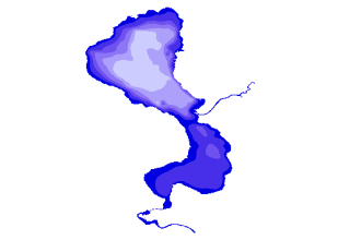 create bathymetric maps for any lakes in word