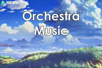 compose calm cute orchestra music for novel or game