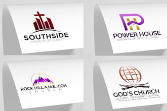 design modern business, religious, church or ministry logo