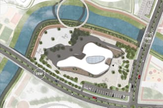 make your presentation boards and master plan render