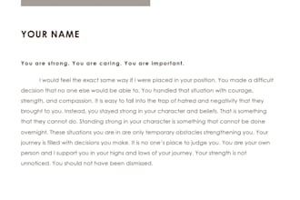 provide validation and support in decisions