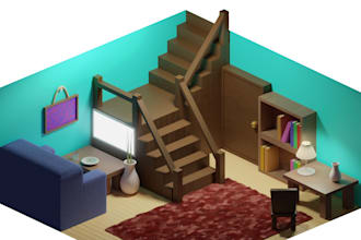 do a 3d artwork of your choice