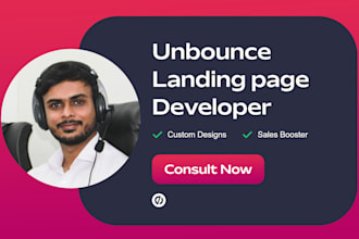 develop unbounce sales page