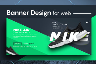 design clickable and animated HTML web banner ads