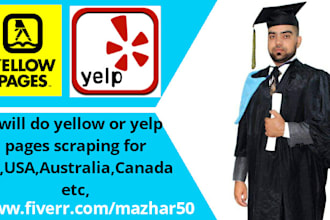 get yellow pages scraping for b2b leads from worldwide