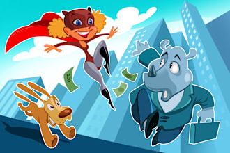 create dynamic vector illustrations
